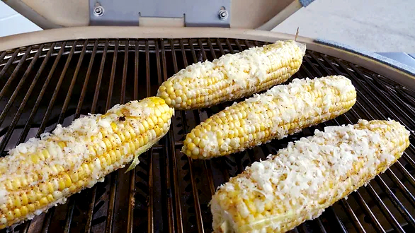 Ears of corn on the grill