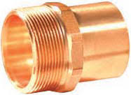 Copper Male Adapater Fittings